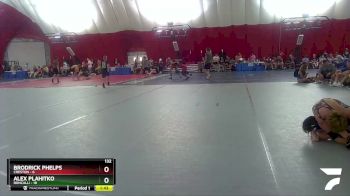132 lbs Round 3 (16 Team) - Alex Plahitko, Roncalli vs Brodrick Phelps, Creston