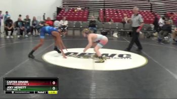 105 lbs Round 3 (8 Team) - Carter Kinard, Elite Ath Club DZ (IN) vs Joey Heskett, Beast Mode