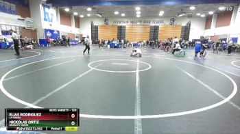 120 lbs Champ. Round 1 - Nickolas Ortiz, Brawley Union vs Elias Rodriguez, La Habra