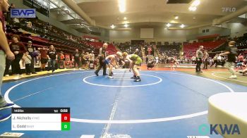 140 lbs Final - Jacob Nicholls, Verdigris Youth Wrestling vs Landon Dodd, Skiatook Youth Wrestling