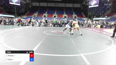 175 lbs Cons 16 #2 - Jacob Range, WI vs Xavier Giles, CT