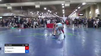 75 kg Round Of 16 - Isai Fernandez, California vs Maddux Najera, Colorado
