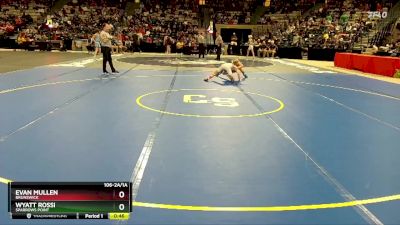 106-2A/1A Cons. Semi - Wyatt Rossi, Sparrows Point vs Evan Mullen, Brunswick