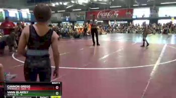 75 lbs Round 2 (8 Team) - Vann Blakely, Alpha Elite vs Cannon Gregg, Stronghold - Gold