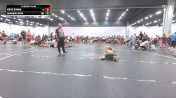 90 lbs Round 6 (8 Team) - Jaxon Flood, Cleveland Wrestling Club vs Cruz Evans, Florida Rage