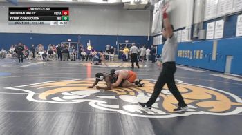 197 lbs Consolation - Brendan Raley, Coast Guard vs Tyler Colclough, Johnson & Wales (RI)