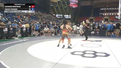 120 lbs Champ. Rd Of 64 - Jackson Mostrom, Washington vs Grant Fearing, California