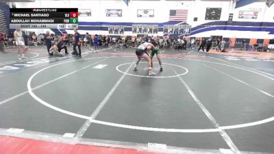 144 lbs Champ. Round 2 - Abdullah Mohammadi, Poway vs Michael Santiago, Valley View