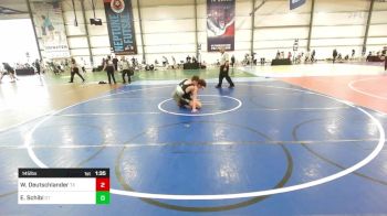 145 lbs Round Of 16 - Will Deutschlander, TX vs Evan Schibi, CT