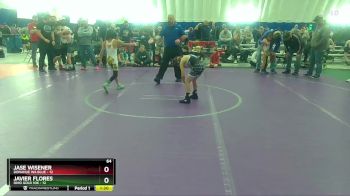 64 lbs Round 6 (8 Team) - Javier Flores, Ohio Gold 10k vs Jase Wisener, Donahue WA Blue