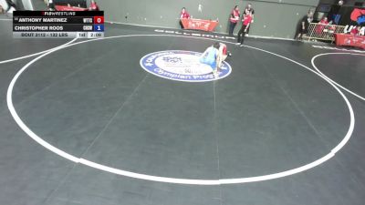 132 lbs Cons. Rd Of 16 - Anthony Martinez, World Team Training Center vs Christopher Roos, Calabasas High School Wrestling
