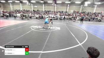 144 lbs Consi Of 8 #2 - Nathaniel Roybal, NM Bad Boyz vs Adrian Lobato, No Team