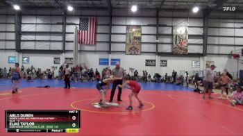 80 lbs Round 2 (4 Team) - Elias Taylor, DARKHORSE WRESTLING CLUB - GOLD vs ARLO DUREN, NORTH CAROLINA WRESTLING FACTORY - BLUE