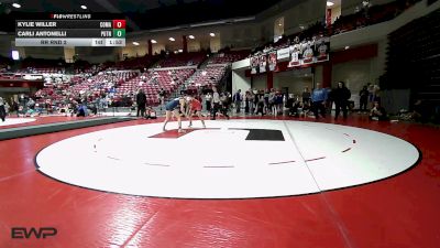 140 lbs Rr Rnd 2 - Kylie Willer, Comanche High School Girls vs Carli Antonelli, Putnam City West