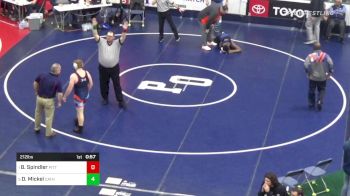 212 lbs Semifinal - Brody Spindler, Pittston Area vs Danarii Mickel, Cathedral Prep