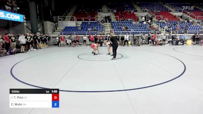 100 lbs Rnd Of 128 - Tristan Pino, CO vs Chance Wuhr, OH