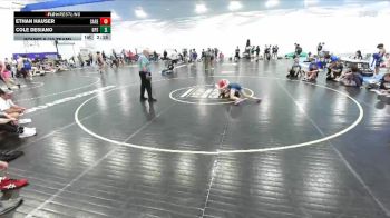 112 lbs Round 8 (10 Team) - Ethan Hauser, Savage Red vs Cole Desiano, GPS