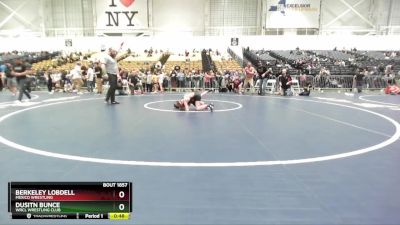 67 lbs Cons. Round 5 - Dusitn Bunce, WRCL Wrestling Club vs Berkeley Lobdell, Mexico Wrestling