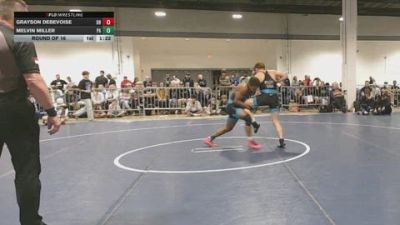 165 lbs Round Of 16 - Grayson Debevoise, OH vs Melvin Miller, PA