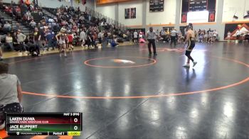 N-9 lbs Cons. Round 1 - Jace Ruppert, Hammerin Hawks vs Laken Duwa, Golden Hawk Wrestling Club