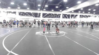 78 lbs 5th Place - Angelina Ramirez, Mantanona TC vs Ava Guymon, Carlsbad Combat WC