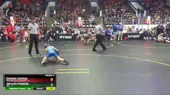 60 lbs Round 3 (4 Team) - Brycen Powers, Ida vs Damon Coston, Belding Black Knights