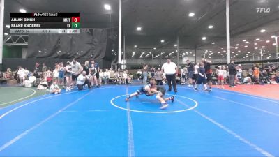 120 lbs Round 3 - Arjan Singh, Mat Assassins Black vs Blake Knoebel, Keystone Krush