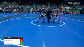 76 lbs Consolation - Rush Jennett, Ubasa vs Hunter Hendricks, Randall Youth WC