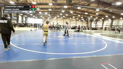 85 lbs Round Of 32 - Christopher Carella, NY vs Dominic Velardi, NJ