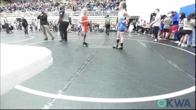 98-105 lbs Rr Rnd 1 - AJ Minor, Woodland Wrestling Club vs Ella Kennedy, Cowboy Wrestling Club