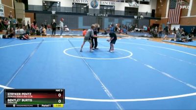 52-56 lbs Round 3 - Stryker Pentz, Morgan Wrestling Club vs Bentley Burtis, SYRACUSE