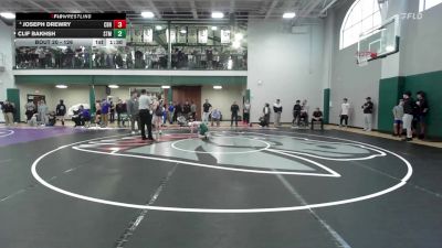 126 lbs Champ. Round 1 - Clif Bakhsh, St. Mark`s vs Joseph Drewry, Christian Brothers High