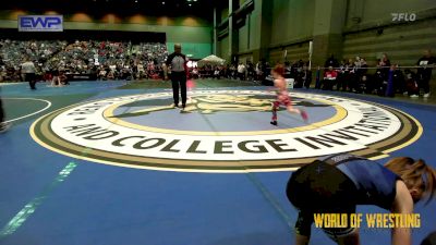 46 lbs Consi Of 4 - Allana Smith, Florida Scorpions vs Macie Ensley, Middleton Vikings Wrestling Club