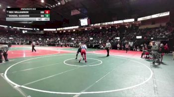 180 lbs Cons. Round 4 - Rondel Sanders, Unattached vs Rex Williamson, OHW1