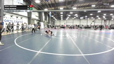 80 lbs Consi Of 16 #2 - Isaac Simpson, TN vs Peter Monroe, GA