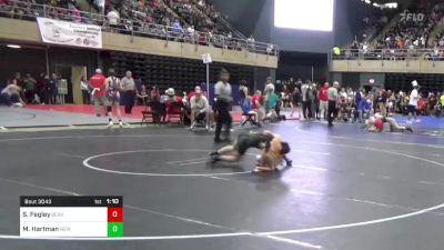 115 lbs Round Of 16 - Sabrina Fegley, Beavertown, PA vs Madelyn Hartman, New Market, MD