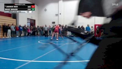 215 lbs Cons. Round 1 - Andrew Reed, Alexandria Monroe vs Brody Brewer, Caston Comets Wrestling Club