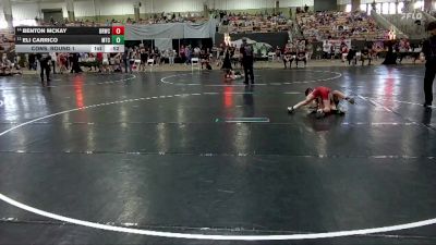 80 lbs Cons. Round 1 - Benton McKay, Big Red Wrestling Club vs Eli Carrico, Minion Training Center