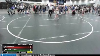 79-85 lbs Semifinal - Chloe Caton, SD vs Carleigh Clark, OK