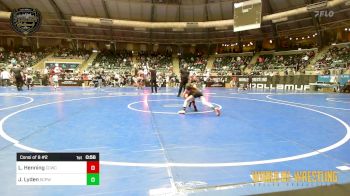 68 lbs Consi Of 8 #2 - Laney Henning, Cotton County Wrestling Club vs Jentry Lyden, South Central Punisher Wrestling Club