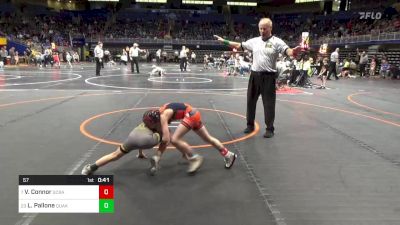 57 lbs Round Of 16 - Vaira Connor, Scranton vs Lena Pallone, Quakertown