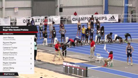High School Boys' 55m, Prelims 3