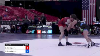 55 kg Rnd Of 16 - Ella Jauregui, California vs Cara Romeike, Bronco Womens Wrestling Club