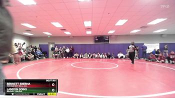 120 lbs Cons. Round 4 - Landon Goins, Bradley Central vs Bennett Sberna, Montgomery Bell Aca.