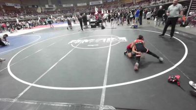 73 lbs Consi Of 8 #2 - Diego Sandoval, Espanola Jr Wrestling vs Joziah Herrera, Steel City Reloaded WC