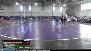 174 lbs Cons. Round 4 - Jacob Sherzer, Cornell College vs Francisco Martinez-Morales, Luther