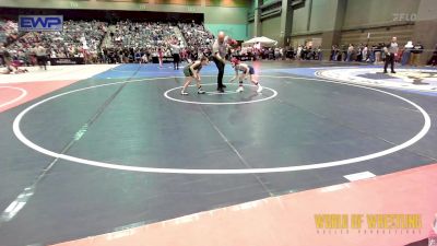 68 lbs Round Of 32 - Bristol Pope, Bulldawg Wrestling Club vs Lauren Riga, Estacada Youth Wrestling