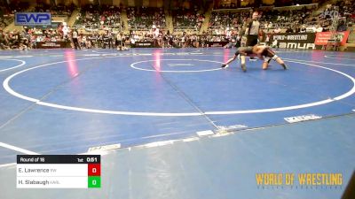 61 lbs Round Of 16 - Emily Lawrence, RedWave Wrestling vs Hadley Slabaugh, Harlem Huskies WC