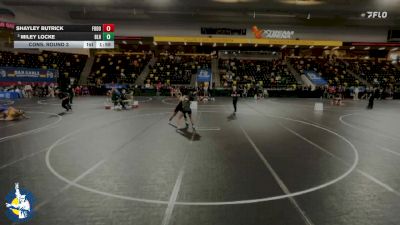 110 lbs Cons. Round 3 - Miley Locke, Basehor-Linwood HS vs Shayley Butrick, Fort Dodge