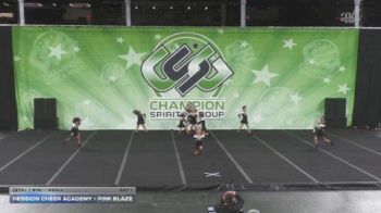 Hession Cheer Academy - Pink Blaze [2025 L1 Mini - Small Day 1] 2025 CSG Indy Challenge